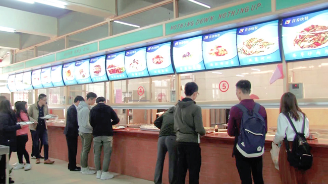 豐泉餐飲入駐農工商職業學院食堂為學子提供安全飲食